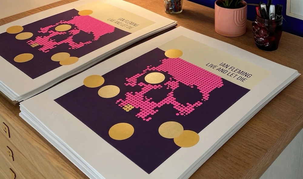 Michael Gillette Live and Let Die screenprint